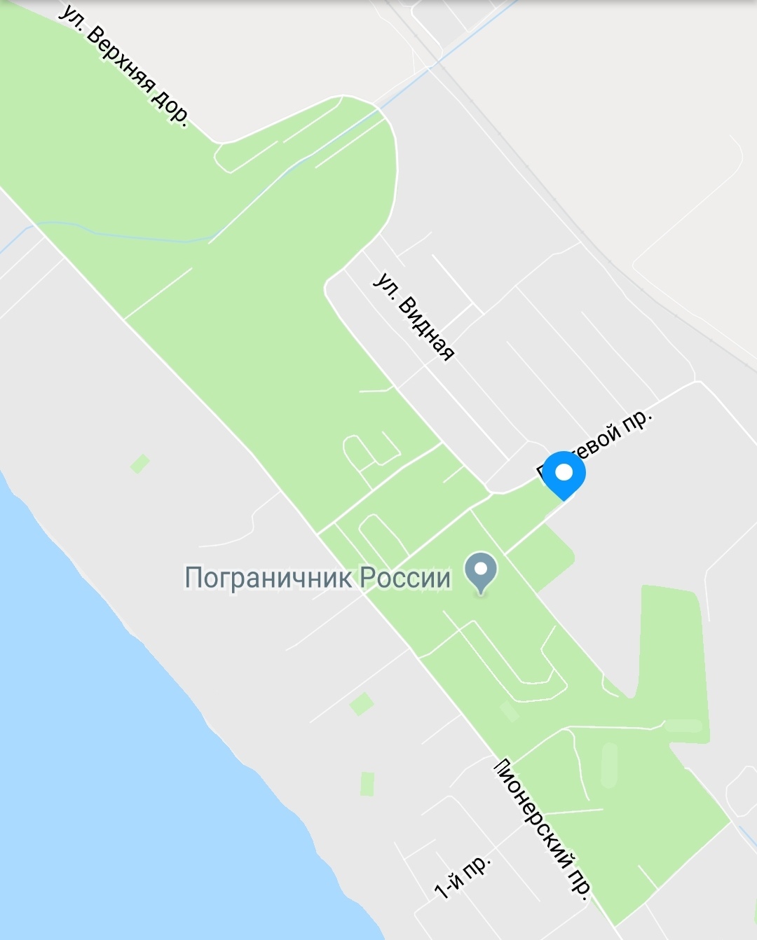 Расположение гостевого дома Лаванда на карте Анапы